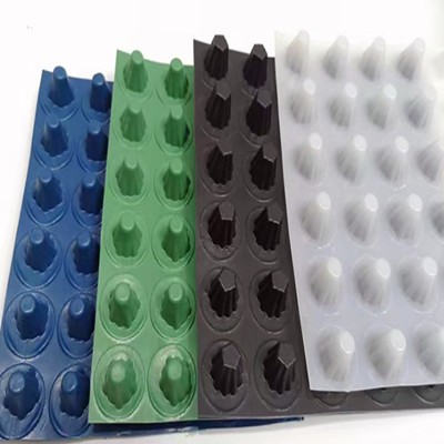 0.6mm thickness 20mm dimple height HDPE drainage plastic waterproof sheet