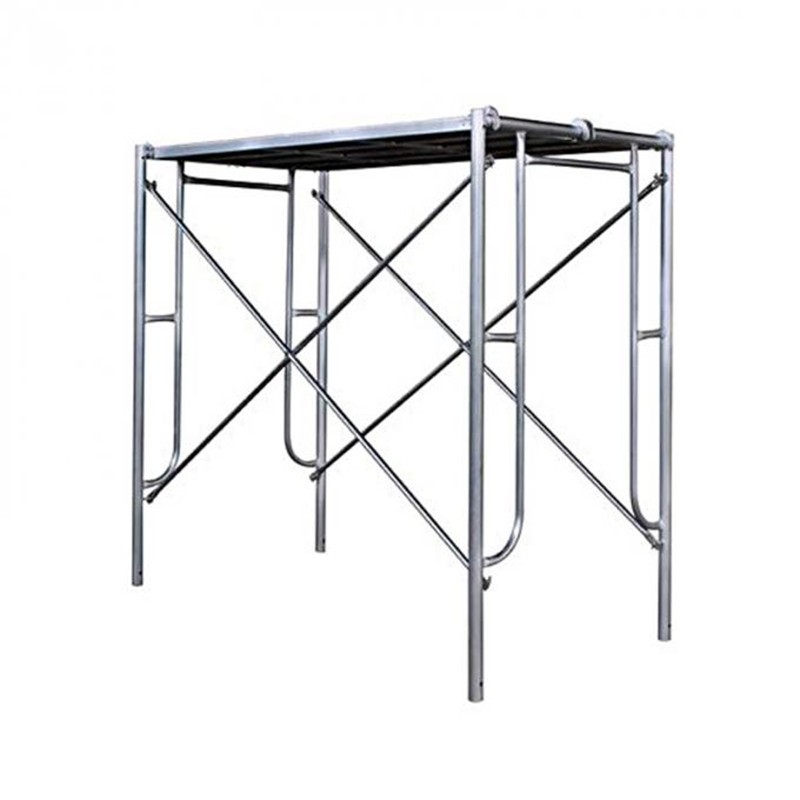 Factory Direct Building Construction Steel Ladder Frame Scaffolding Metal h Frame Set Facade Scaffolding for Sale