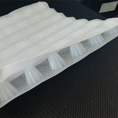 HDPE plastic waterproofing materials green roof drainage board with geotextile
