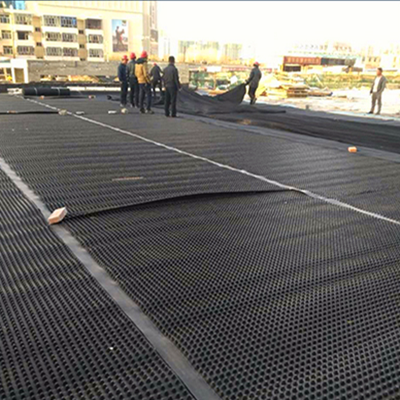 HDPE plastic waterproofing materials green roof drainage board with geotextile