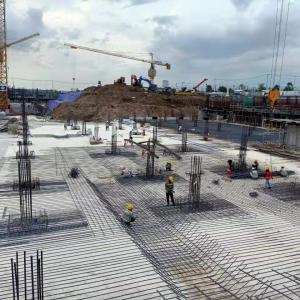 High Quality HDPE Waterproofing Membrane Roll Sheet With Sand for Foundation Waterproofing