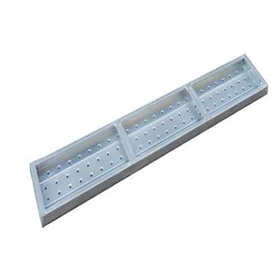 Hot-Dipped Galvanized Scaffold Plank | Slip-Resistant Metal Stage