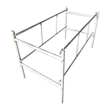 Metallic Standard Metal Scaffolding H Frame System Materials