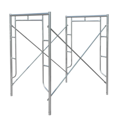 Metallic Standard Metal Scaffolding H Frame System Materials