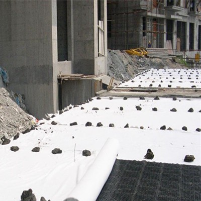 PP Nonwoven Geotextile Black Rolls for Road Construction
