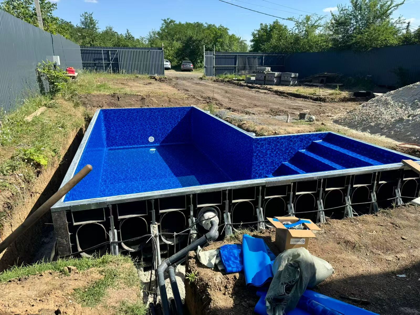 Reinforced 1.5mm Professional-Grade PVC Pool Liner