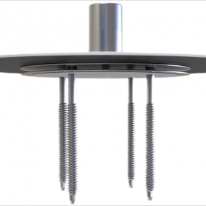 Perforated Plate PV Mount for TPO PVC SOLAR ROOF 