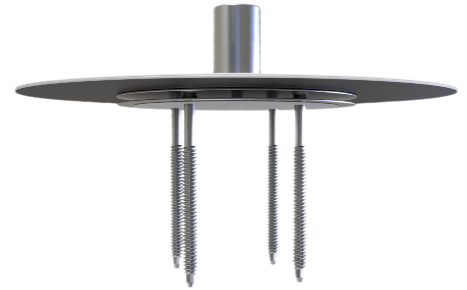 Perforated Plate PV Mount for TPO PVC SOLAR ROOF
