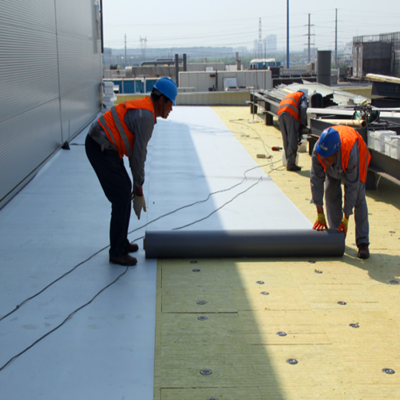 Polyester Reinforced Sheet Highly reflective Commercial Single-ply TPO Roofing Membranes