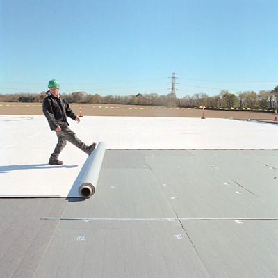 Polyester Reinforced Sheet Highly reflective Commercial Single-ply TPO Roofing Membranes