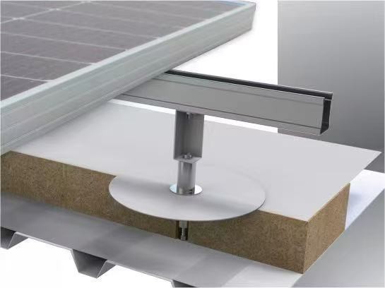 Weldable Solar Mount for TPO/PVC Roofs | Waterproof PV Support Bracket